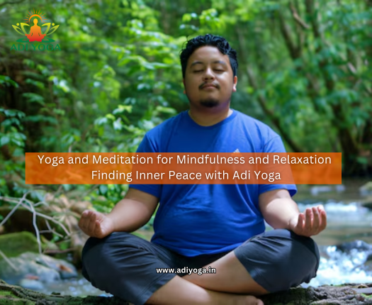 Yoga and Meditation for Mindfulness and Relaxation: Finding Inner Peace with Adi Yoga